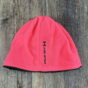 Under Amour Women's Pink BCA Breast Cancer Awareness Winter Beanie Hat Warm OSFA